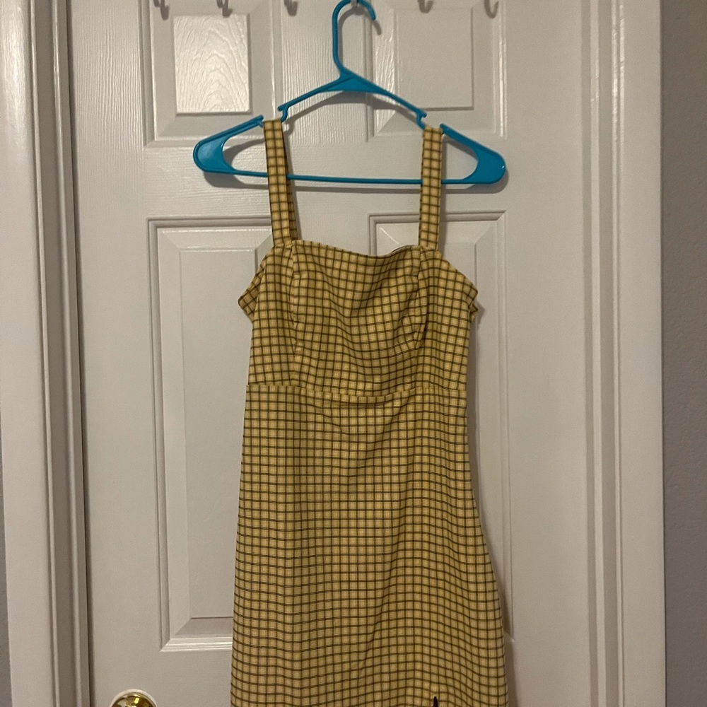 Yellow and Black dress